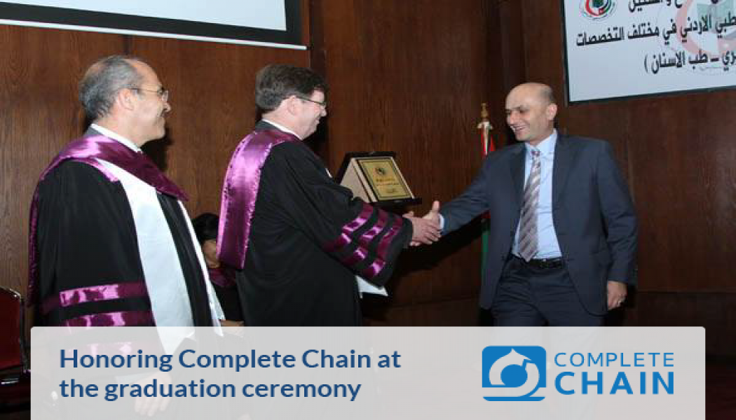 Honoring Complete Chain by the minister of health Dr. Mahmoud Al Sheyab